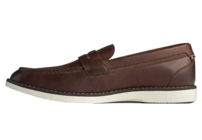 Sperry Mens Newman Penny Brown Top Sider Casual Brown Boat 