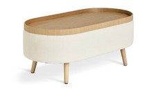 Ingo Coffee Table Cream Modern Living Room Furniture Storage