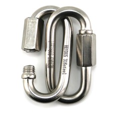 3/8" Chain Tool Carabiner Climbing Heavy Duty Chain Quick Link Connector 2 Pack