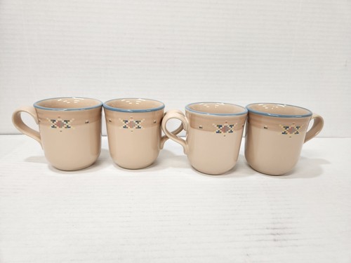 Noritake ARIZONA 8677 Coffee Cups Set of 8 Stoneware Japan Oven & Micro safe - Picture 3 of 4