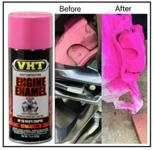 Hot Pink Coating High Temp Engine Enamel Header & Caliper Brake Paint Spray 500F