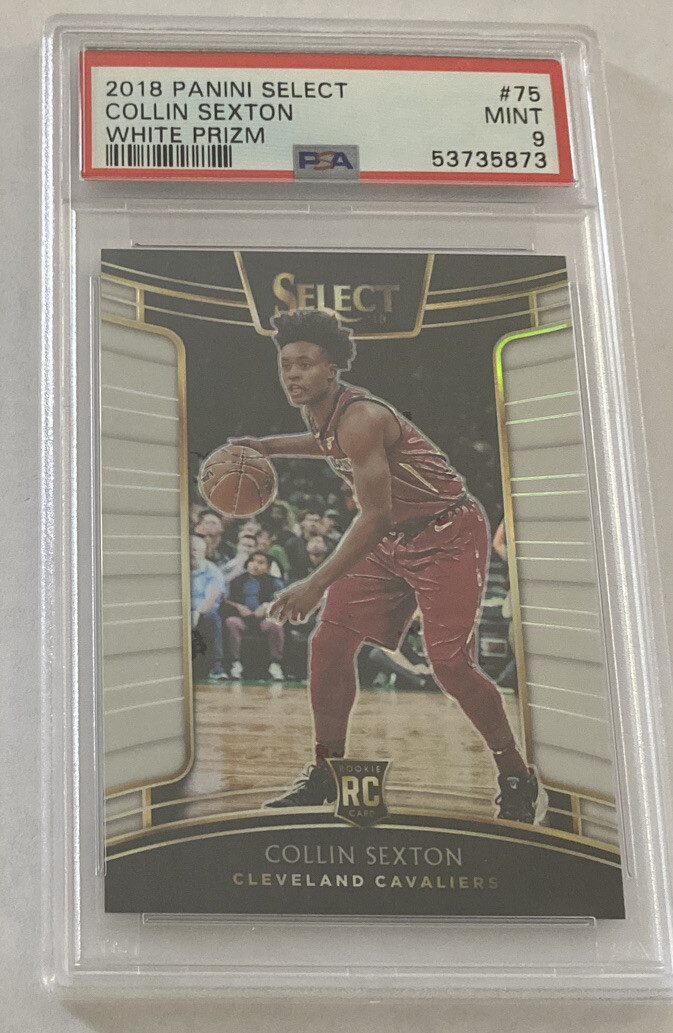 2018-19 Panini Select Collin Sexton #75 White Prizm Rookie RC /149 PSA 9 MINT