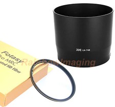 JJC LH-74B Lens Hood, 67mm MRC Nano UV Filter Canon EF 70-300mm f4-5.6 IS II USM