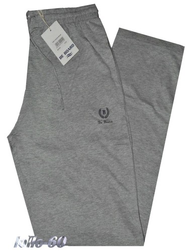 PANTALONE UOMO tuta maglina cotone jersey M L XL XXL 3XL grigio Be Board |  eBay