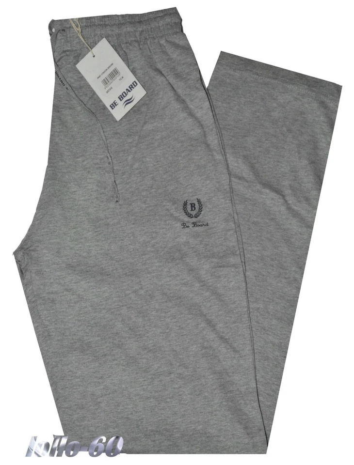 Pantalon Homme Costume Jersey Coton Jersey M L XL XXL 3XL Gris Be Board - Photo 1/1