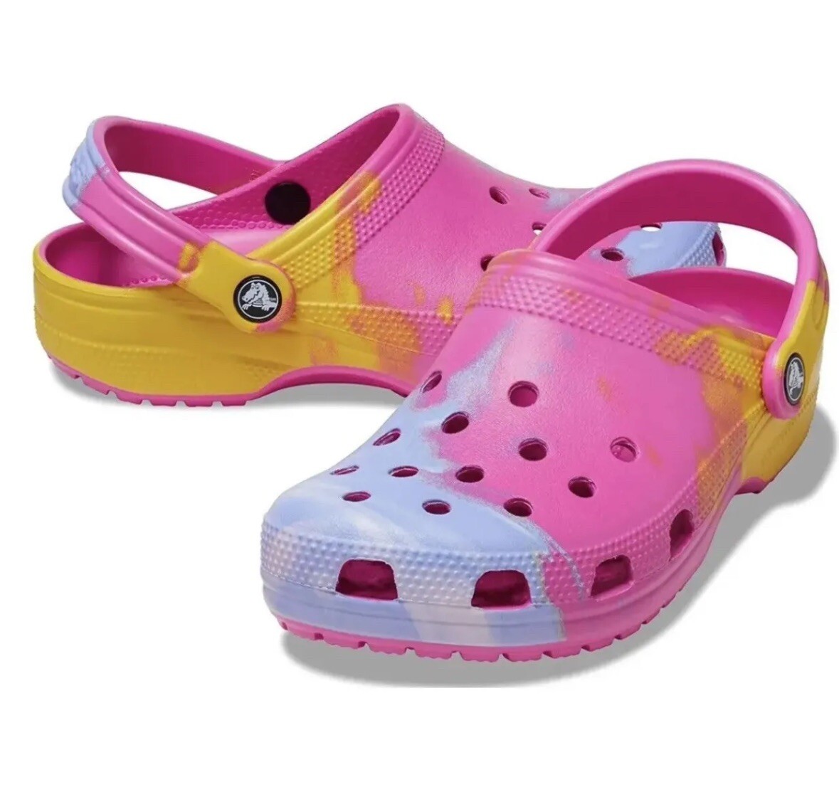 Clogs Crocs Classic Adult Clog - Juice Multi Ombre Shoes  display picture 3