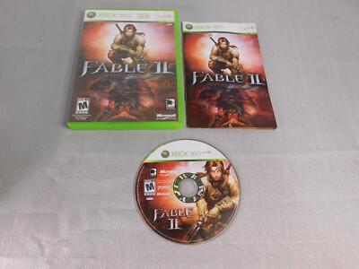 Fable II 2 (Microsoft Xbox 360) GAME COMPLETE with MANUAL Tested