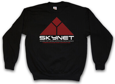 SKYNET LOGO SWEATSHIRT PULLOVER Cyberdyne Sarah Terminator Systems John Connor