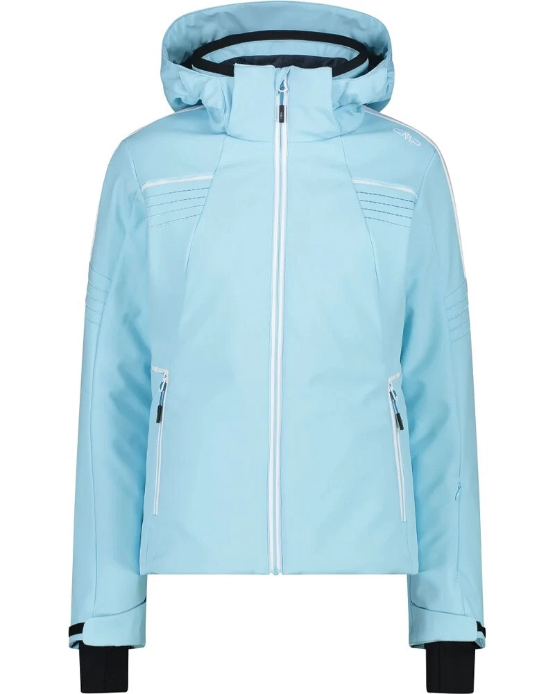 Cmp Woman Jacket Zip Hood blanco chaqueta softshell mujer