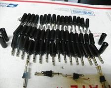3.5MM 1/8 MONO PLUG A BAG OF 50 BLACK UNIT