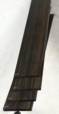 Dark Macassar ebony guitar fingerboard fretbo...