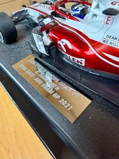 Kimi Raikkonen 1:18 model Alfa Romeo LAST RACE 2021