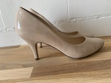 Beigefarbene Lackpumps von Graceland Gr. 44 ca. 9 cm Stiletto-Absatz