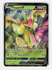 Flapple V 018/163 Holo Ultra Rare Battle Styles Pokemon Near Mint