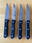 Vintage heavy duty 5” steak knives stainless steel -Set of 4 — photo 3
