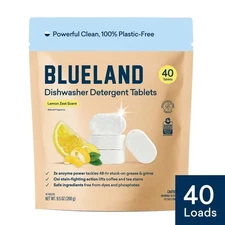 Blueland Lemon Zest Dishwasher Detergent Tablets - 40ct