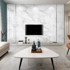 Jazz White Marble Clouds Design Modern Luxury Living Room Wall Art 11847