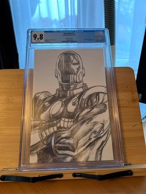 Iron Man 1 CGC 9.8 -Alex Ross Sketch cover