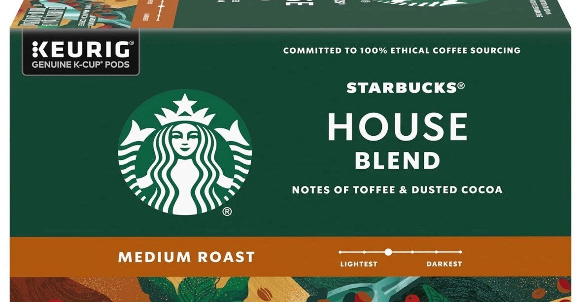 Starbucks House Blend K tazas K taza - tostado medio 72 unidades