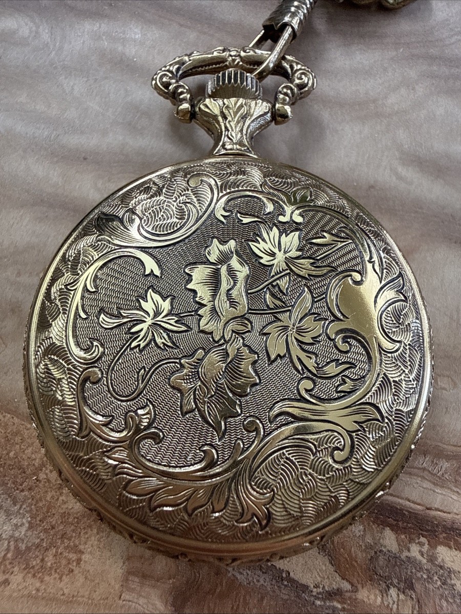 アクセサリー VINTAGE US ACC DOCRO Vintage Style Arnex Quartz Pocket Watch w/ Chain Hunting Dog Duck