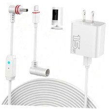 25FT 15W Power Cord and Adapter Compatible with Ring Spotlight Cam