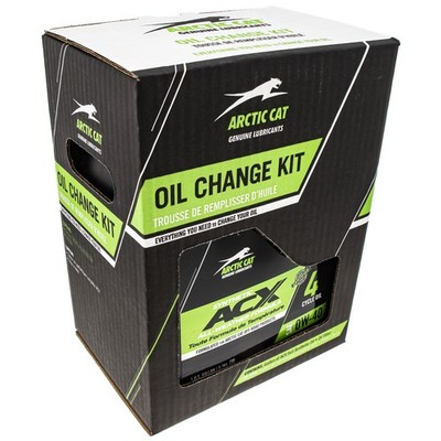 Arctic Cat 2436-850 ACX 0W-40 Gallon Synthetic Oil Change Kit Alterra Wildcat