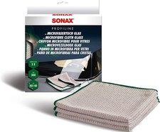 SONAX PROFILINE Microfasertuch Glas (3 Stück) Scheiben Reinigung Tuch Glastuch 