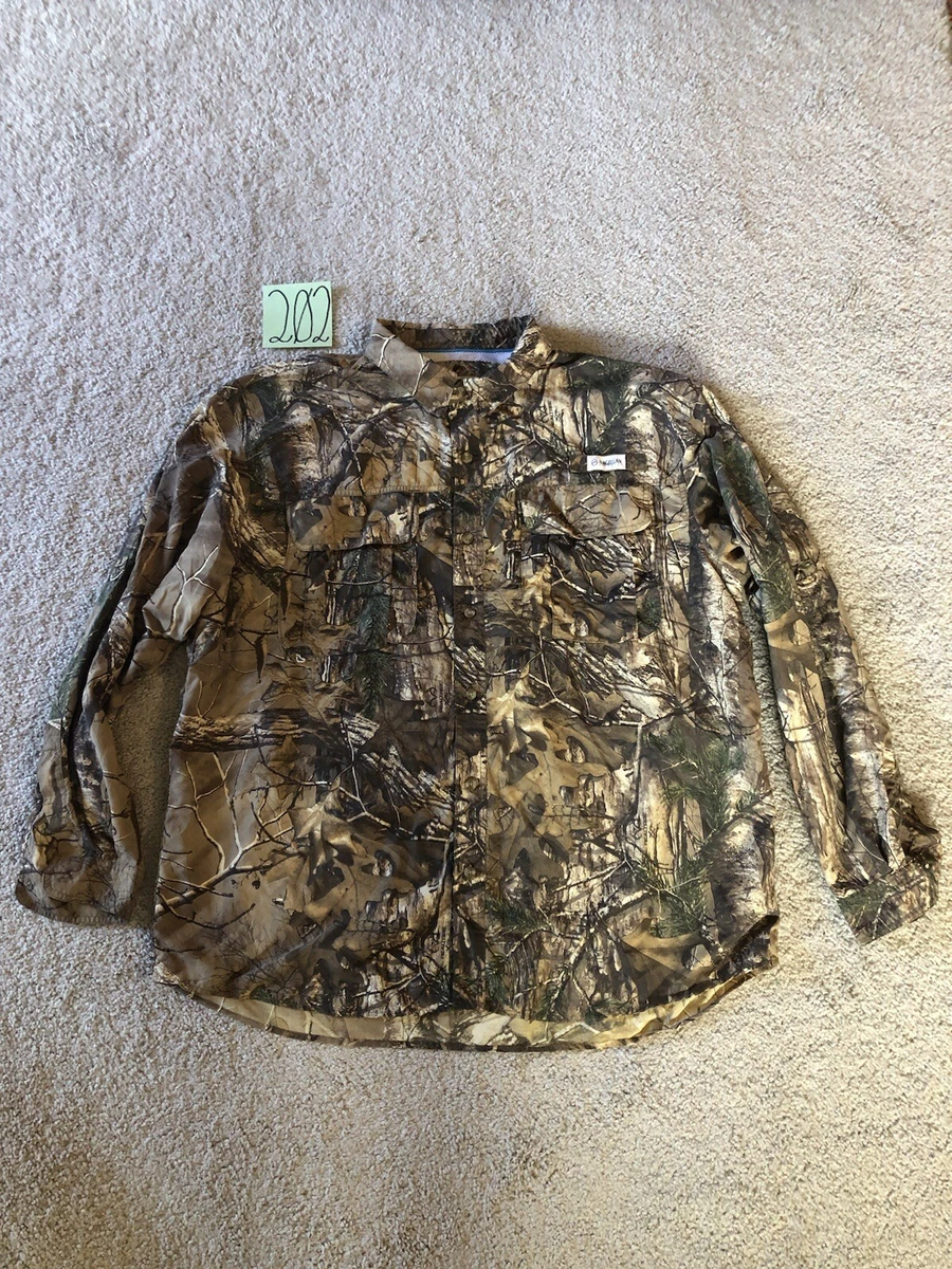 Chemise Magellan Outdoors Homme XL - Camouflage RealTree - Manches Longues Ventilée