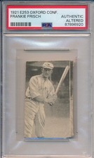 1921 E253 OXFORD CONFECTIONERY - FRANKIE FRISCH - PSA AA (SVSC) FRESHLY GRADED!