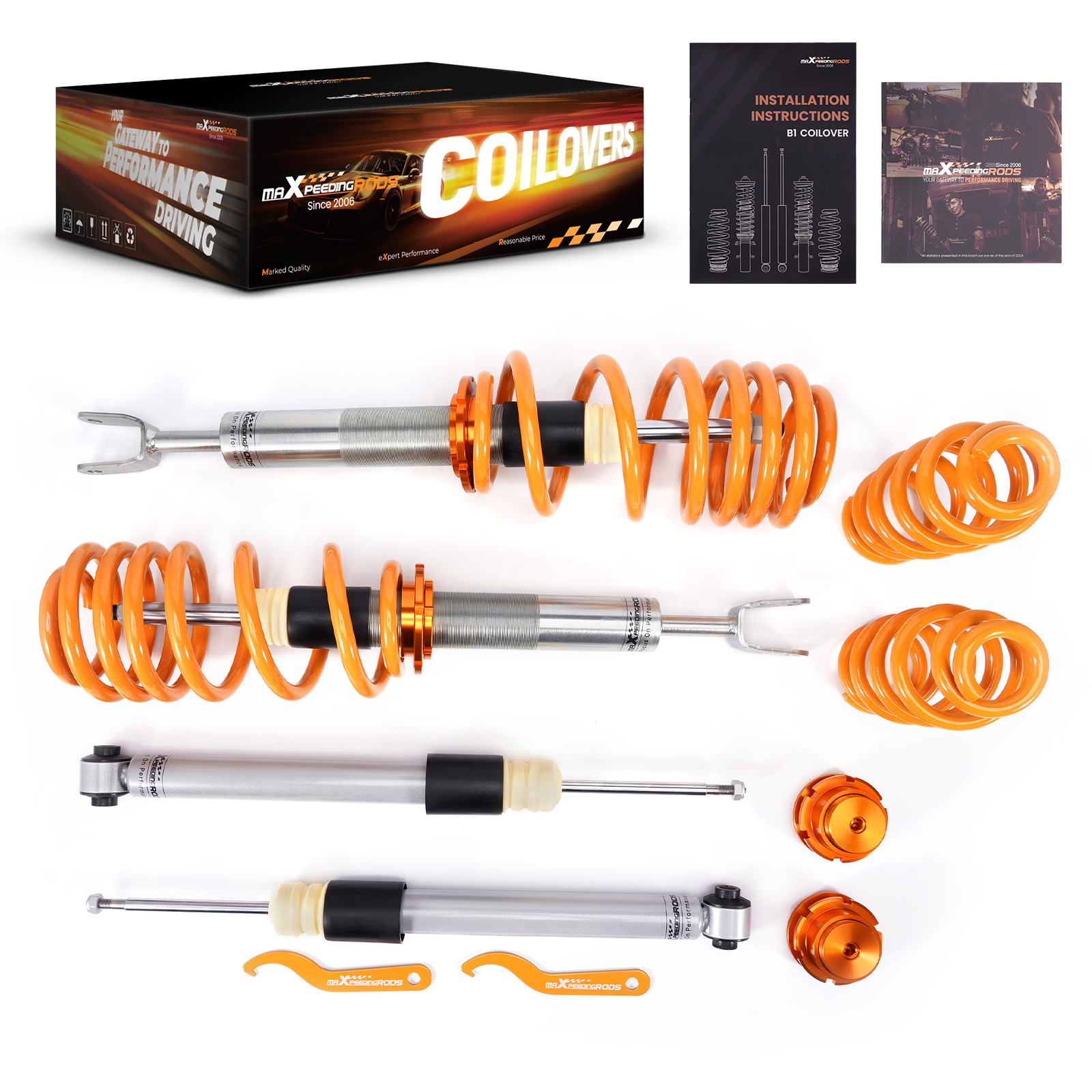 Coilovers Suspension for Audi A4 B6 B7 00-07 Quattro Cabrio Avant S4 RS4