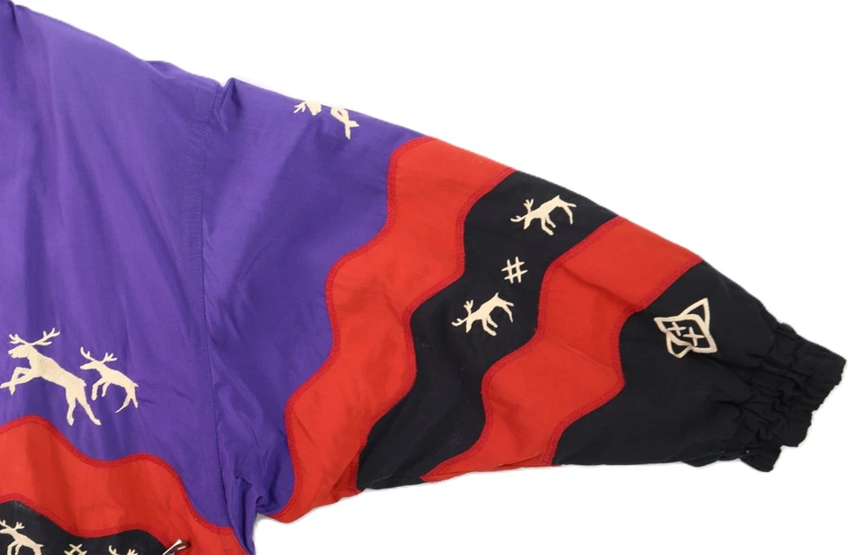 Abrigo Chaqueta De Colección Años 90 BOGNER x Goan Thylmann ESQUÍ EE. UU. Mujer’s M L Kautokeino 1/4 Cremallera Foto 4 de 4