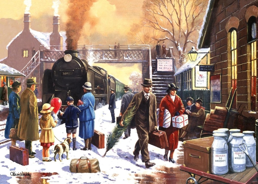 Ravensburger Last Train Home by Kevin Walsh 1000 piece jigsaw puzzle