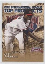 2012 Choice International League Top Prospects Julio Teheran #28 6s7