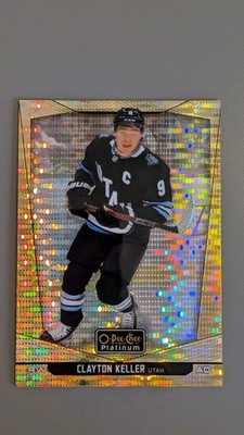 2024-25 O-Pee-Chee Platinum Seismic Gold 48/50 Clayton Keller #117 