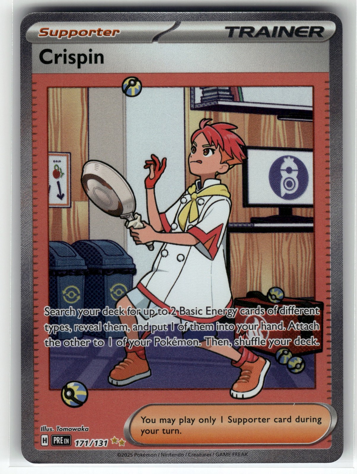 Crispin - 171/131 SV: Prismatic Evolutions NM Pokemon Card TCG