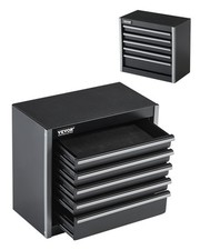 VEVOR Tool Box Cassetta degli Attrezzi Portatile in Metallo 218 mm 5 Cassetti