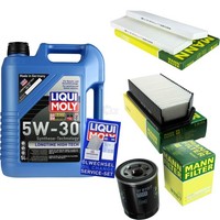 Mann Inspektionspaket 5L Liqui Moly Longtime 5W-30 FüR Hyundai I20 1.2