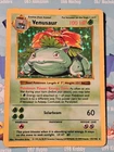 Pokemon TCG Venusaur 015/102 Base Set (Shadowless) Unlimited Holo