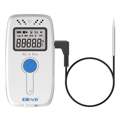 Elitech RC-4Pro Temperature Data Logger Recorder w/ External Probe -40 ~185  Typ