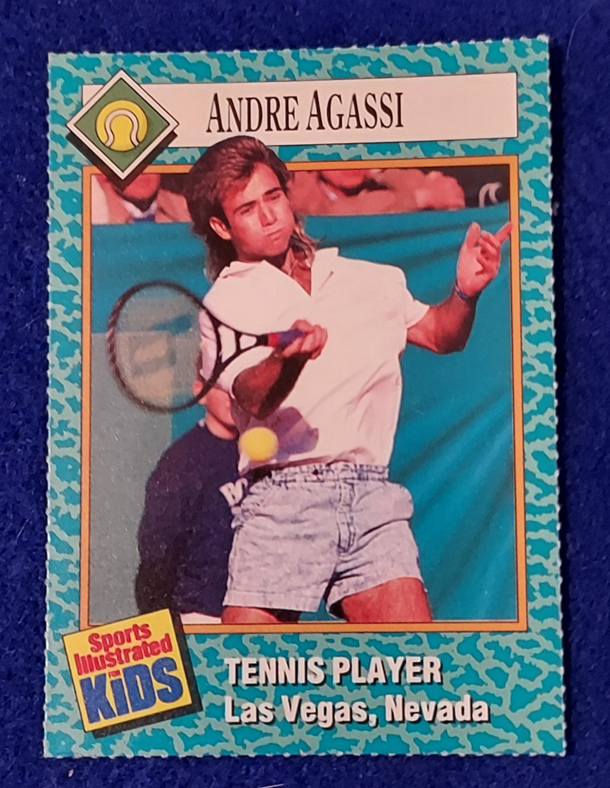 1989 Sports Illustrated for Kids ANDRE AGASSI #47 Tennis Player SI for Kids