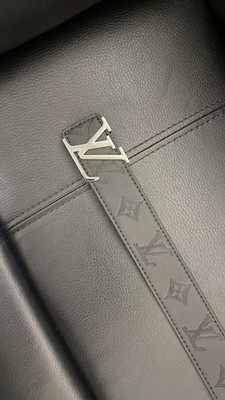 Louis Vuitton LV Initiales Belt - Black (M9808) Size 42 And 105CM