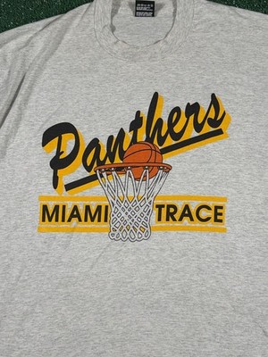 Vintage 90s Miami Trace Panthers Basketball T-Shirt XXL