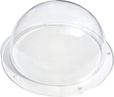 Acrylic Dome/Plastic Hemisphere - Clear - 6" 6" with Holes, 