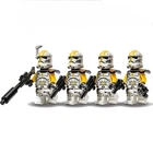 LEGO ® Star Wars minifigure 4 clone soldiers of the 327th star corps from set 75431