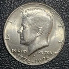 1776-1976 D Kennedy Bicentennial Half Dollar Circulated Free Shipping!