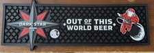 Dark Star Beer Rubber Bar Runner | Drip Mat. Home Bar. Man Cave. 