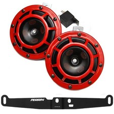 Hella Supertone 12v High Low Tone Twin Horn Kit For 08-14 Subaru Wrx Sti Red