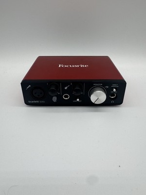 Focusrite Scarlett Solo 2nd Gen USB Audio Interface 48V Direct Monitoring
