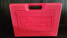 Vintage 1997 K'NEX KNEX Red Plastic Storage Carry Case Only
