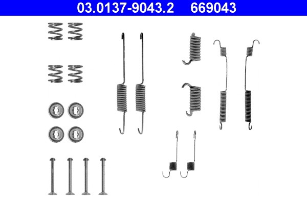 Fits ATE 03.0137-9043.2 SPRINGS FOR HAM JAWS.   ⭐UK Stock⭐